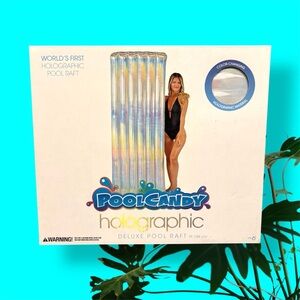 PoolCandy Holographic Deluxe Pool Raft